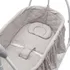 Kolébka pro miminko New Baby Swingy houpací kolébka s melodiemi šedá