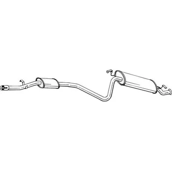 Tlumič výfuku Zadní tlumič výfuku BOSAL 287-149