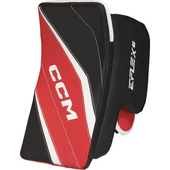 Vyrážečka CCM Eflex 6 SR, bílá, Senior, Obrácený gard CCM