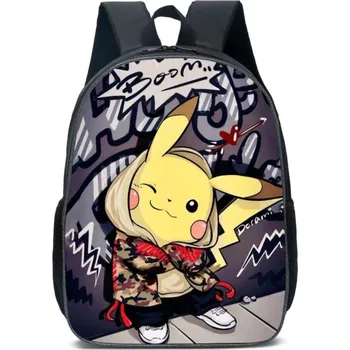 Dětský batoh Dětský batoh Pikachu Barva: Černá