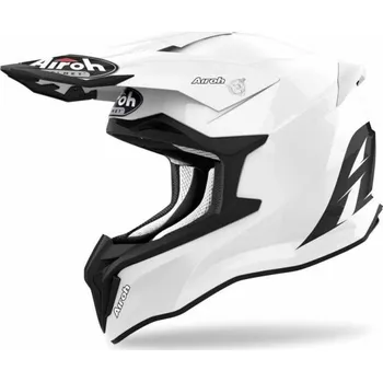 Helma na motorku Přilba STRYCKER Color, AIROH (lesklá bílá) 2025