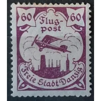 Sběratelství Známka Danzig, 60 Pf, Mi.113*