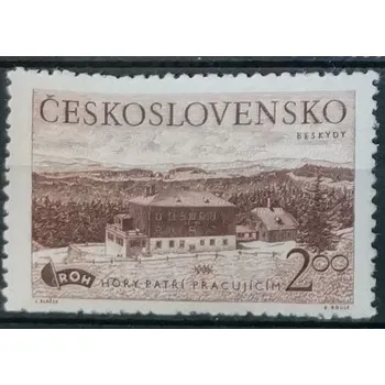 Poštovní známka Známka ČSR, 2 Kčs, Pof.586**