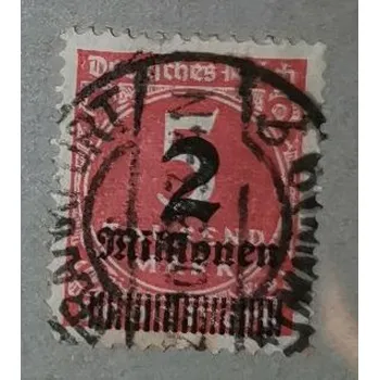 Sběratelství Známka Německo, Reich, 2/5Mi.Mk/T.Mk, Mi.312#