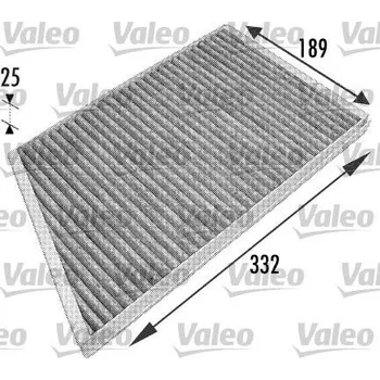 Ventilátor topení a klimatizace Filtr, vzduch v interiéru VALEO 698743
