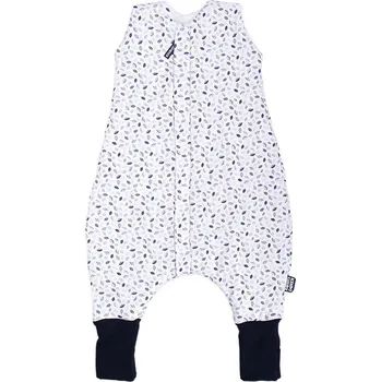 Kojenecký overall Kaarsgaren Spací pytel s nožičkami 70 cm, modré lístečky