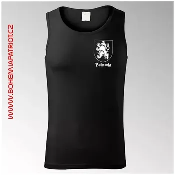 Pánské tílko Tílko s potiskem Bohemia 5TI - černá / XL