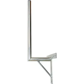 Anténní držák Anténní držák 25cm na zeď se vzpěrou, trubka 42/2mm, výška 66cm žár.