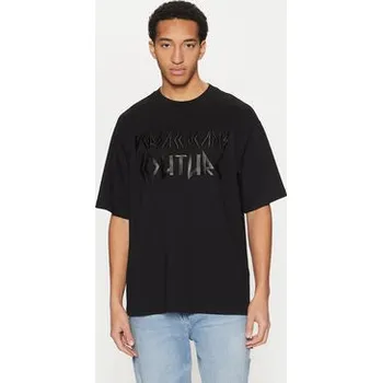 Versace Jeans Couture T-Shirt 78GAHE02 Černá Regular Fit S