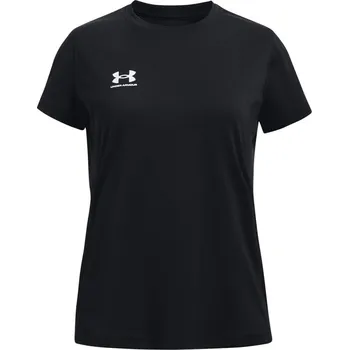Dívčí tričko Under Armour Short-Sleeve Performance Gym Top Black/White 7-8 let