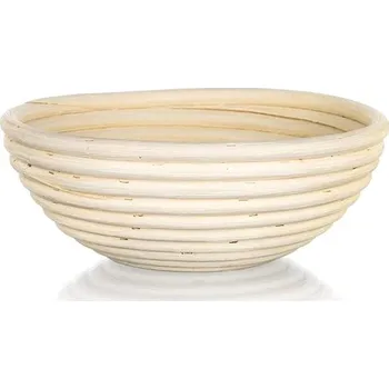 chlebník BANQUET NATURAL Ošatka 21 × 21 × 7,5 cm čtyřlístek kulatá na kynutí chleba