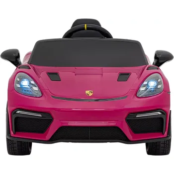 Dětské elektrovozidlo Dětské elektrické auto Porsche 718 Spyder RS s panelem MP4 – Růžová