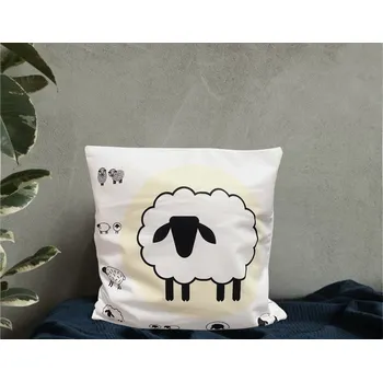 Povlak na dekorativní polštářek POVLAK NA POLŠTÁŘ 43x43m OVEČKA 5