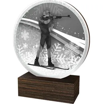 Poháry Bauer Dřevěná plaketa TFRW799 | Biatlon