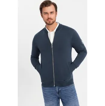 Pánské oblečení Pánská strukturovaná pletená polokošile s límečkem - grafitový melír V1