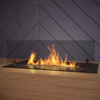 Biokrb InFire InFire - Vestavěný BIO krb 8,5x60 cm 3,5kW černá + záruka 3 roky
