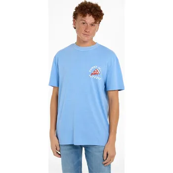 Pánské tričko Tričko Tommy Jeans Westside Blue 1056976 2XL