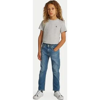 Pánské džíny Calvin Klein Jeans Jeansy Essential IB0IB02306 Modrá Relaxed Fit 8Y