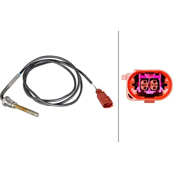 Autoelektrika Čidlo, teplota výfukových plynů HELLA 6PT 010 376-951