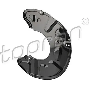 Brzdový kotouč Ochranný plech proti rozstřikování, brzdový kotouč TOPRAN 409 529