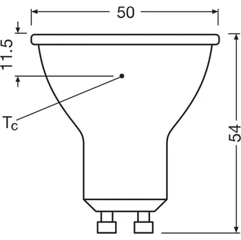 Lampička OSRAM LED žárovka Reflektor GU10 6,9W 60° 830 čirá