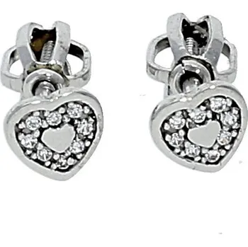 Náušnice Goldstore Náušnice bílé zlato srdíčka Váha: 0.90 g