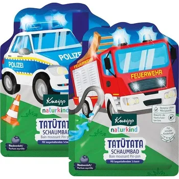 Koupelová pěna Kneipp Prisada-do-koupele Penove-a-kremove-koupelePěna do koupele Naturkind Tatütata 40 ml (750,00 Kč / 1 l)