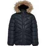 Dětská zimní bunda LOAP INVOLFA 112/116 Tmavě modrá, Hnědá