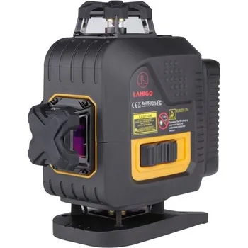 Měřící laser Křížový laser Lamigo CROSS 4D Green S detektorem křížového laseru pro zelený paprsek