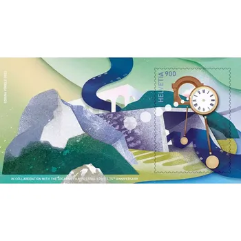 Poštovní známka Rakousko (2022) MiNr. 2814 ** Block 89 - Švýcarsko - Krypto známka 2.2 (Cyril Schäublin)