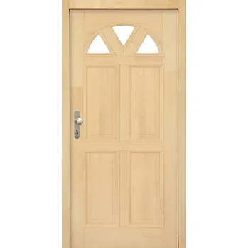 Vchodové dveře Truhlárna Vchodové dřevěné dveře PAVLA (42mm) Rozměr dle ČSN: 80 / 197, Orientace Dveří: Levé