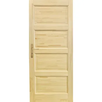 Interiérové dveře Truhlárna Dřevěné dveře ZDENA 4K (rustic) Rozměr dle ČSN: 80 / 197, Orientace Dveří: Levé