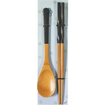 Jídelní hůlka Golden Turtle Bambusové hůlky a lžíce 1 pár