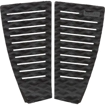 Tenis DECATHLON Surfový grip Fish dvoudílný ČERNÁ