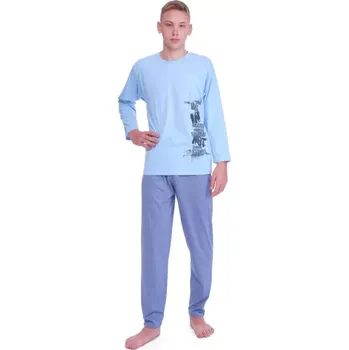 Pánské pyžamo 13574 - pánské pyžamo Ruko dlouhé, 2XL, mix vzor