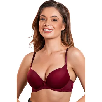 Podprsenka Podprsenka Vivisence 1041 Barva: Bordó, Velikost: 80E