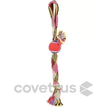 Hračka pro psa Hračka pes TENNIS BALL ROPE laso 50cm Zolux ( expedice za 48 hodin)