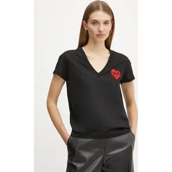 Pánské tričko Bavlněné tričko Karl Lagerfeld A1W17116 černá 99X, vel. S