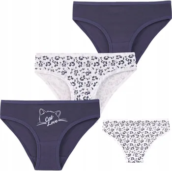 Dívčí spodní prádlo Dívčí kalhotky s kočkami MORAJ 3-balení, velikost 98-104