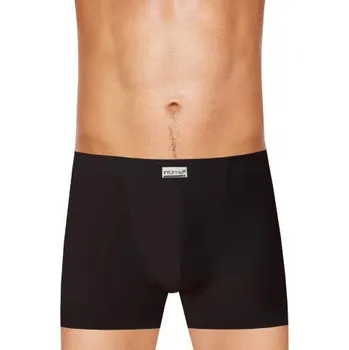 Pánské spodní prádlo Pánské boxerky Seamless U504 RISVEGLIA černá 3XL