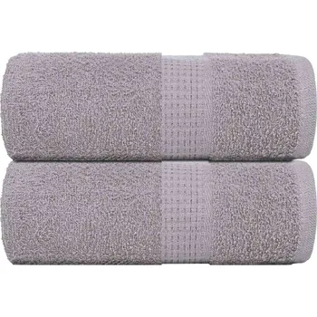 Utěrka vidaXL Ručníky na ruce 2 ks šedé 30x30 cm 360 g/m2 100% bavlna