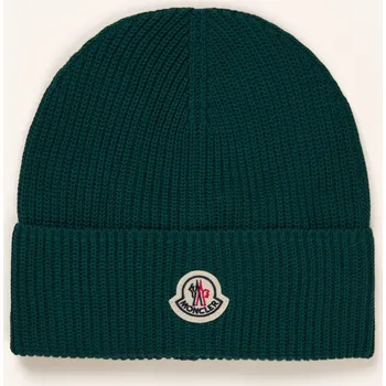 Čepice Moncler Pánská Čepice, tmavě zelená, one size