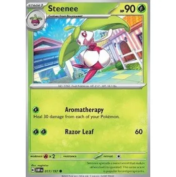 Sběratelská karetní hra Pokémon OBF 017/197 Steenee - Obsidian Flames Stav: Near Mint, Verze: NORMAL