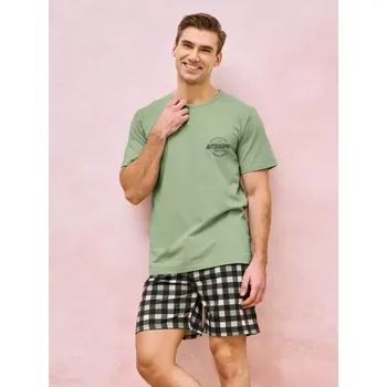 Pánské pyžamo Carter - pánské pyžamo Taro, XL, zelená