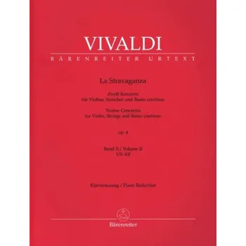 Antonio Vivaldi: La Stravaganza 2 (noty na housle, klavír)