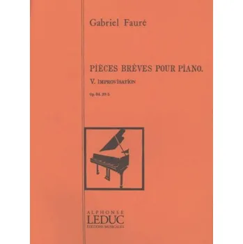 Gabriel Fauré: Improvisation Op.84, No.5 (noty na klavír)