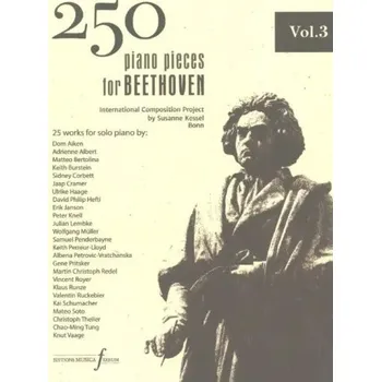 250 Piano Pieces For Beethoven - Vol. 3 (noty na klavír)