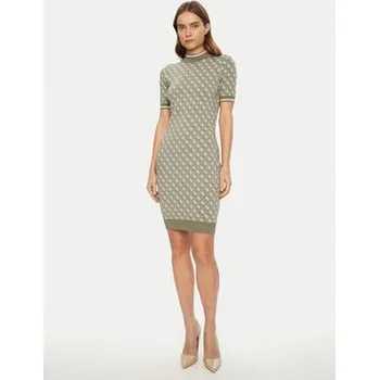 Dámské šaty Guess Úpletové šaty W3YK39 Z37K0 Zelená Regular Fit M