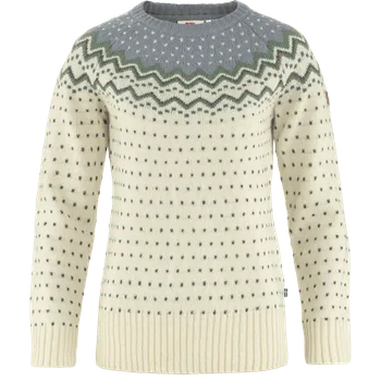 Pánský svetr Fjällräven Dámský lifestylový svetr Övik Knit Sweater W 2025/2026 Bílá XL Dámské