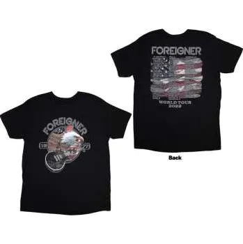 Pánské tričko Foreigner: Foreigner Unisex T-shirt: Eagle (medium) M